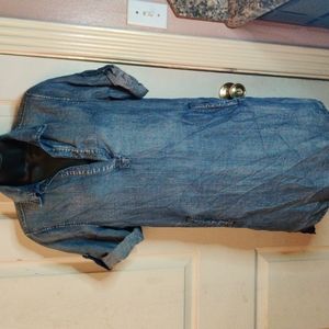 La Ju Chambray Dress with Pockets Size XS